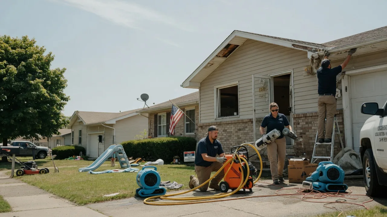Water Damage Restoration in Pesotum, IL near me